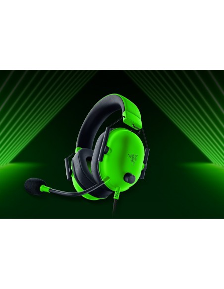 Razer BlackShark V2 X Auriculares Alámbrico Diadema Juego Verde, Negro