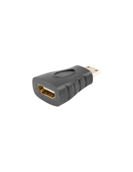 Lanberg AD-0037-BK cambiador de género para cable HDMI HDMI Mini-C Negro