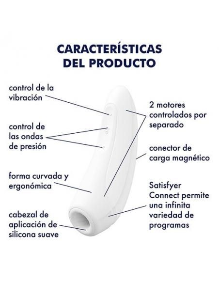 SATISFYER CURVY 1+ BLUETOOTH BLANCO - Imagen 2