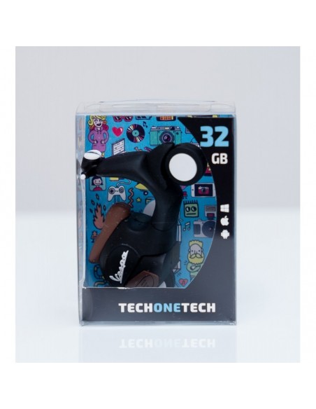 TECH1TECH TEC5150-32 unidad flash USB 32 GB USB tipo A Negro, Marrón, Blanco