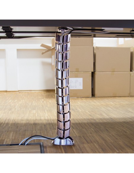 LogiLink KAB0064 organizador de cables Escritorio Bandeja de cables Plata 1 pieza(s)