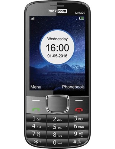 MaxCom Classic MM320 8,13 cm (3.2") 110 g Negro Característica del teléfono