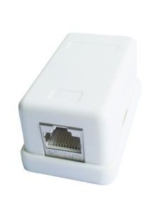 Gembird NCAC-HS-SMB1 caja de tomacorriente Blanco