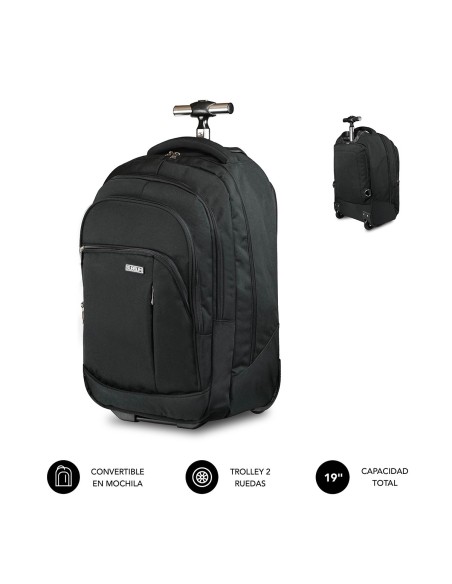 SUBBLIM SUB-TRB-2WCT01 mochila Negro Nylon