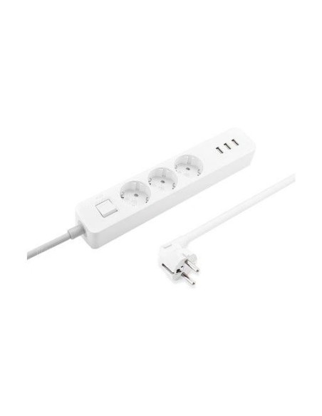 Xiaomi Mi Power Strip base múltiple 1,4 m 3 salidas AC Interior Blanco