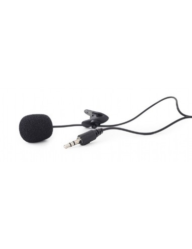 Gembird MIC-C-01 Negro Micrófono para PC