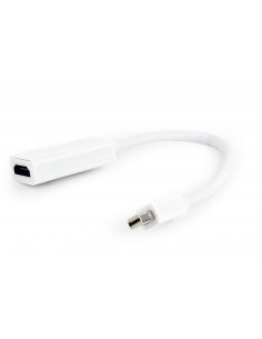 Gembird A-MDPM-HDMIF-02-W adaptador de cable de vídeo Mini DisplayPort HDMI tipo A (Estándar) Blanco
