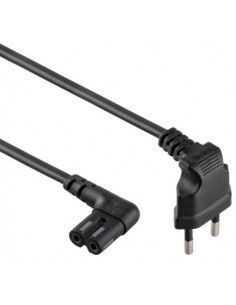 Gembird PC-184L cable de transmisión Negro 1 m CEE7 16 C7 acoplador