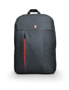 Port Designs Portland mochila Negro, Rojo Lino, Poliéster