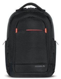 Mobilis Executive 2 mochila Negro, Rojo Nylon