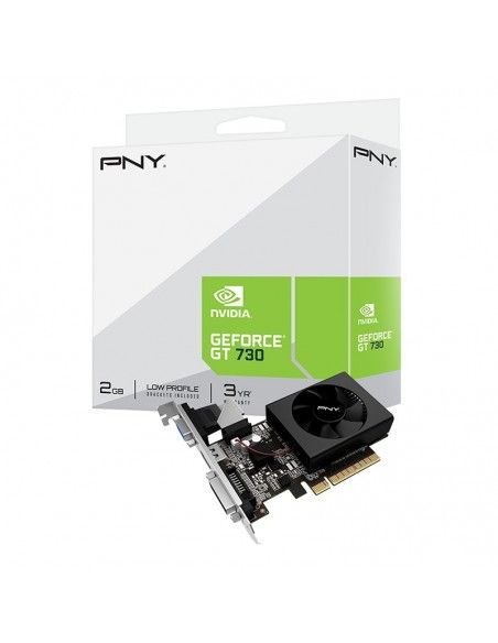 PNY GeForce GT 730 2GB Single Fan NVIDIA GDDR3