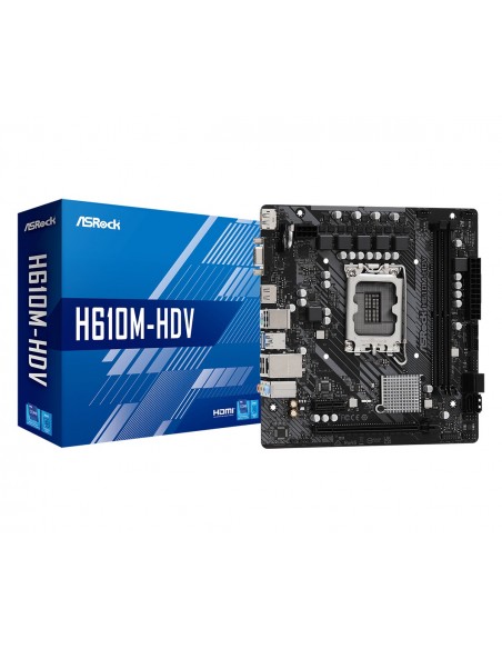 Asrock H610M-HDV Intel H610 LGA 1700 micro ATX