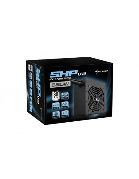 Sharkoon SHP V2 unidad de fuente de alimentación 650 W 20+4 pin ATX ATX Negro