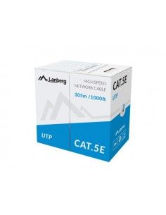 Lanberg LCU5-10CC-0305-B cable de red Azul 305 m Cat5e U UTP (UTP)
