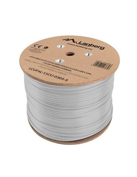 Lanberg LCUF6L-11CU-0305-S cable de red Gris 305 m Cat6a U FTP (STP)