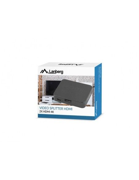 Lanberg SPV-HDMI-0002 divisor de video 2x HDMI