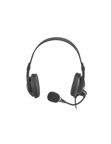 NATEC Drone USB Auriculares Alámbrico Diadema Oficina Centro de llamadas MicroUSB Negro