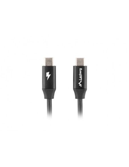 Lanberg CA-CMCM-40CU-0010-BK cable USB 1 m USB 2.0 USB C Negro