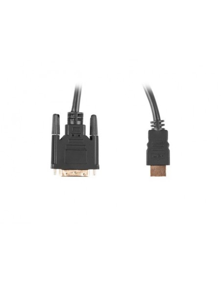 Lanberg CA-HDDV-20CU-0018-BK adaptador de cable de vídeo 1,8 m HDMI tipo A (Estándar) DVI-D Negro