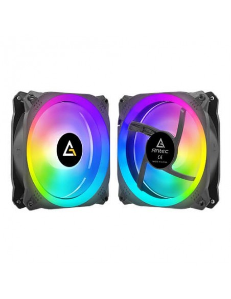 Antec Prizm X 120 ARGB 3+C Carcasa del ordenador Air cooler 12 cm Negro 3 pieza(s)