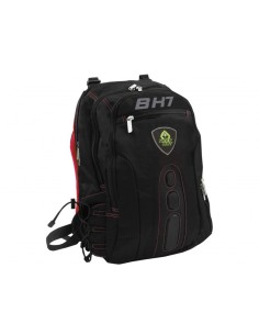 KeepOut BK7R mochila Negro, Rojo Nylon