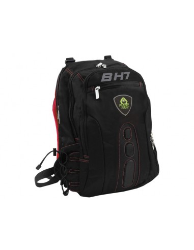 KeepOut BK7R mochila Negro, Rojo Nylon