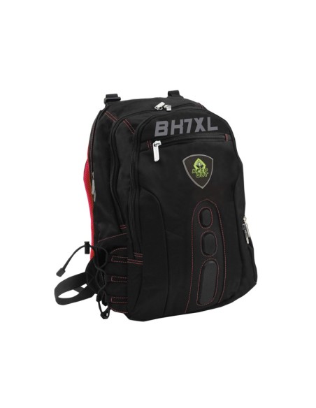 KeepOut BK7RXL mochila Negro, Rojo Imitación piel, Nylon