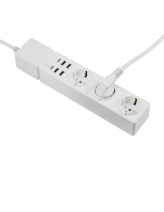 Edimax SP-1123WT base múltiple 1,5 m 3 salidas AC Interior Blanco