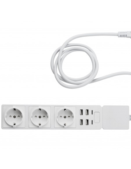 Edimax SP-1123WT base múltiple 1,5 m 3 salidas AC Interior Blanco