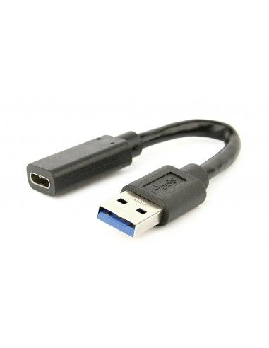 Gembird A-USB3-AMCF-01 cable USB 0,1 m USB 3.2 Gen 1 (3.1 Gen 1) USB A USB C Negro
