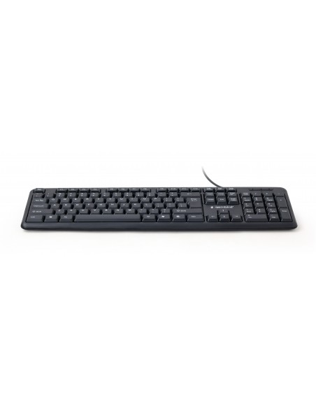 Gembird KB-U-103 teclado USB Inglés de EE. UU. Negro