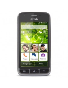 Doro Liberto 820 Mini 10,2 cm (4") Android 4.4.2 3G MicroUSB 4 GB 1500 mAh Negro, Plata