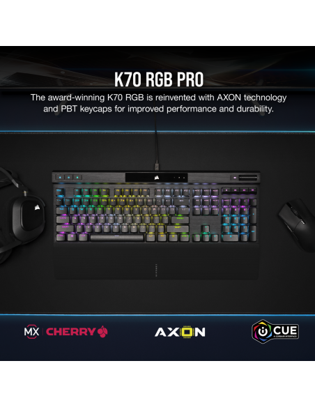 TECLADO CORSAIR K70 RGB PRO MX SPEED ESPAÑOL CH-9109414-ES - Imagen 2