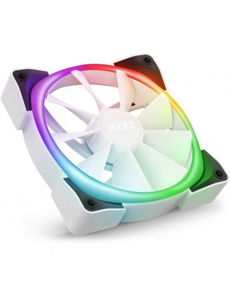NZXT Aer RGB 2 Carcasa del ordenador Ventilador 12 cm Blanco 3 pieza(s)