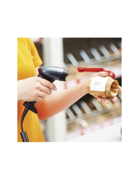 Approx appLS00+ Lector de códigos de barras portátil 1D Laser Negro