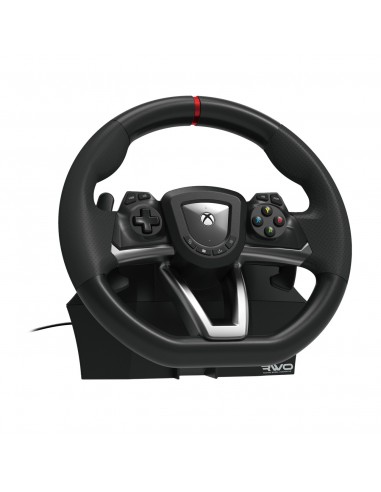 Hori Racing Wheel Overdrive Negro, Plata Volante + Pedales Xbox Series S, Xbox Series X