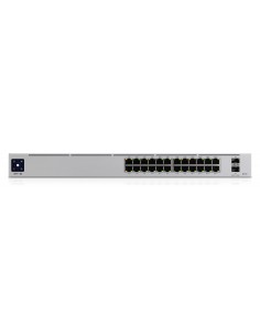 Ubiquiti Networks UniFi Pro 24-Port PoE Gestionado L2 L3 Gigabit Ethernet (10 100 1000) Energía sobre Ethernet (PoE) 1U Plata