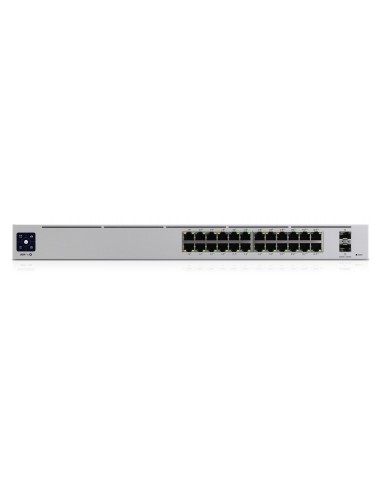 Ubiquiti Networks UniFi Pro 24-Port PoE Gestionado L2 L3 Gigabit Ethernet (10 100 1000) Energía sobre Ethernet (PoE) 1U Plata