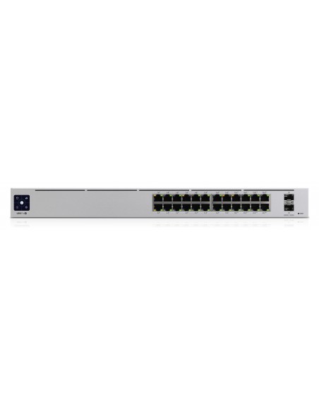 Ubiquiti Networks UniFi Pro 24-Port PoE Gestionado L2 L3 Gigabit Ethernet (10 100 1000) Energía sobre Ethernet (PoE) 1U Plata