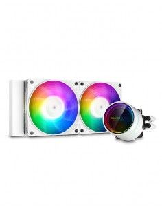 DeepCool CASTLE 240EX A-RGB WH Procesador All-in-one liquid cooler 12 cm Blanco