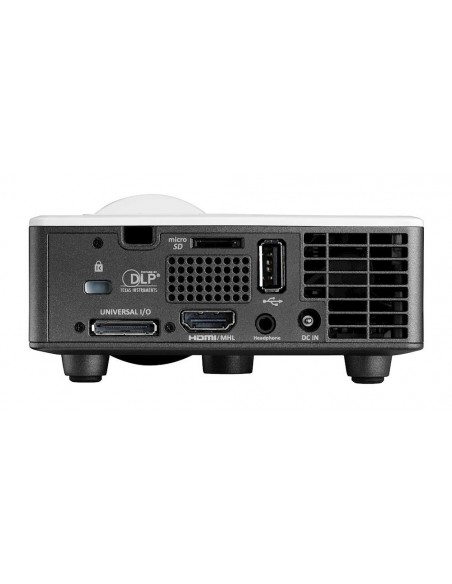 Optoma ML1050ST videoproyector Proyector de corto alcance 1000 lúmenes ANSI DLP WXGA (1280x720) 3D Negro