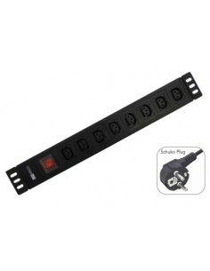 WP WPN-PDU-G05-08 base múltiple 2 m 8 salidas AC Negro