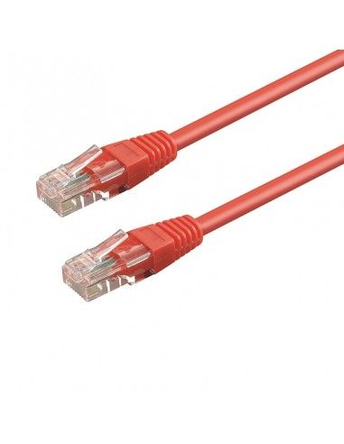WP WPC-PAT-6U010R cable de red Rojo 1 m Cat6 U UTP (UTP)