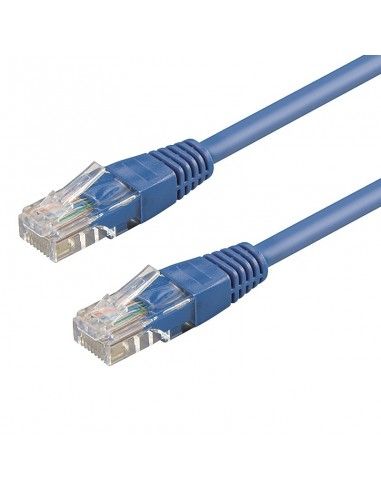 WP WPC-PAT-6U010B cable de red Azul 1 m Cat6 U UTP (UTP)