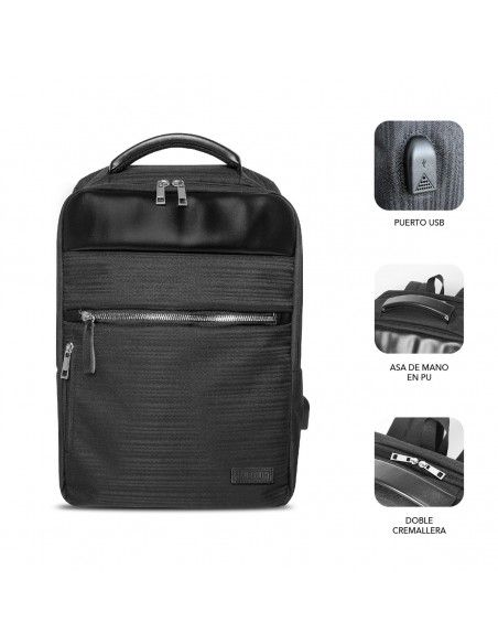 SUBBLIM Mochila de negocios Business V2 AP Backpack 16" Negro
