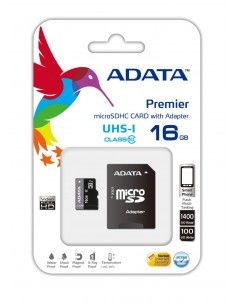 ADATA Premier microSDHC UHS-I U1 Class10 16GB Clase 10