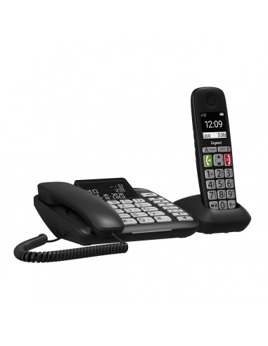 Gigaset DL780 Plus Teléfono DECT analógico Identificador de llamadas Negro