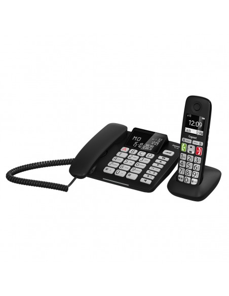 Gigaset DL780 Plus Teléfono DECT analógico Identificador de llamadas Negro