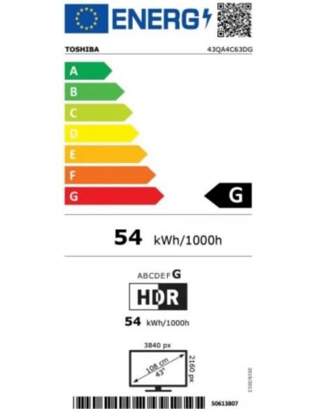 TELEVISIÓN QLED 43  TOSHIBA 43QA4C63DG SMART TELEVISIÓN 4 - Imagen 5