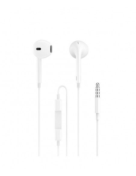 Eightt EAUR-APW auricular y casco Auriculares Alámbrico Dentro de oído Llamadas Música Blanco